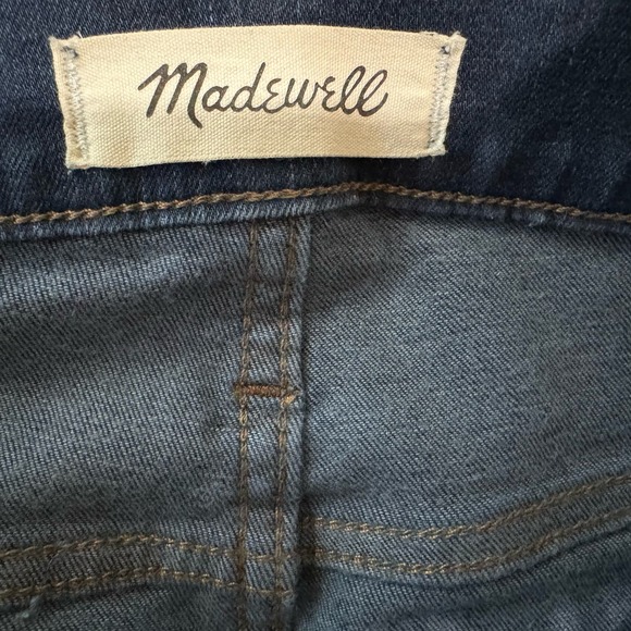 Madewell 10” High Rise Skinny Jeans Hayes Wash Sz 24P Petite - Picture 7 of 8